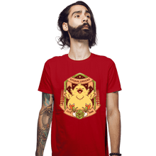 Load image into Gallery viewer, Shirts Fitted Shirts, Mens / Small / Red Fat Chocobo Gysahl