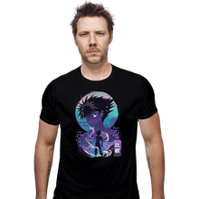 Load image into Gallery viewer, Daily_Deal_Shirts Fitted Shirts, Mens / Small / Black Hiei's Dark Dragon