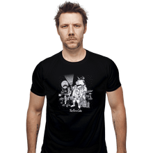 Load image into Gallery viewer, Shirts Fitted Shirts, Mens / Small / Black The Force Side