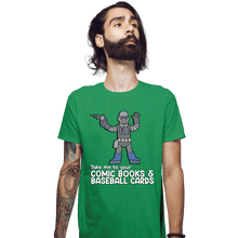 Load image into Gallery viewer, Daily_Deal_Shirts Fitted Shirts, Mens / Small / Irish Green The Android's Dungeon