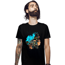 Load image into Gallery viewer, Daily_Deal_Shirts Fitted Shirts, Mens / Small / Black Soul Of The Black Mage