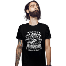 Load image into Gallery viewer, Daily_Deal_Shirts Fitted Shirts, Mens / Small / Black Very Fast, Very Dangerous