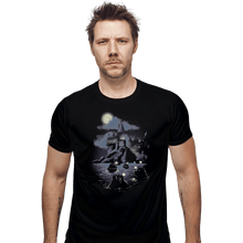 Load image into Gallery viewer, Shirts Fitted Shirts, Mens / Small / Black Magic Night