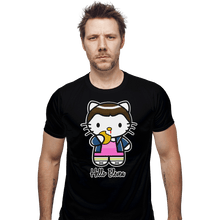 Load image into Gallery viewer, Shirts Fitted Shirts, Mens / Small / Black Hello Eleven