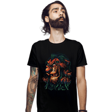 Load image into Gallery viewer, Shirts Fitted Shirts, Mens / Small / Black The Uncrowned King