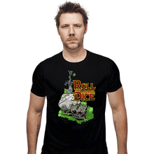 Load image into Gallery viewer, Secret_Shirts Fitted Shirts, Mens / Small / Black Roll The Master Dice