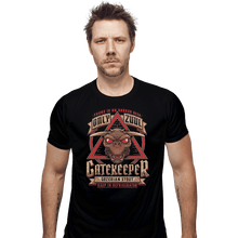 Load image into Gallery viewer, Shirts Fitted Shirts, Mens / Small / Black Gatekeeper