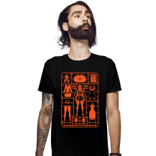 Load image into Gallery viewer, Daily_Deal_Shirts Fitted Shirts, Mens / Small / Black Nami Model Sprue