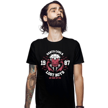 Load image into Gallery viewer, Daily_Deal_Shirts Fitted Shirts, Mens / Small / Black Santa Carla Boys