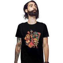 Load image into Gallery viewer, Daily_Deal_Shirts Fitted Shirts, Mens / Small / Black Brave Game Boy