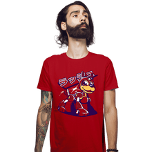 Load image into Gallery viewer, Secret_Shirts Fitted Shirts, Mens / Small / Red Robot's Best Friend