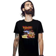 Load image into Gallery viewer, Daily_Deal_Shirts Fitted Shirts, Mens / Small / Black Back to Bedrock