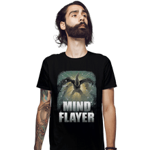 Load image into Gallery viewer, Shirts Fitted Shirts, Mens / Small / Black The Mind Flayer