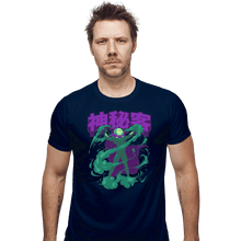 Load image into Gallery viewer, Shirts Fitted Shirts, Mens / Small / Navy Mysterio