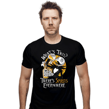 Load image into Gallery viewer, Daily_Deal_Shirts Fitted Shirts, Mens / Small / Black Spirits Everywhere