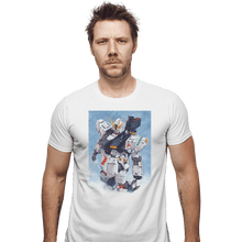 Load image into Gallery viewer, Shirts Fitted Shirts, Mens / Small / White Nu Watercolor