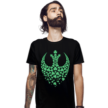 Load image into Gallery viewer, Secret_Shirts Fitted Shirts, Mens / Small / Black Shamrock Rebel