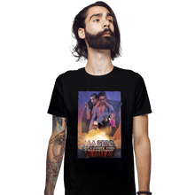 Load image into Gallery viewer, Daily_Deal_Shirts Fitted Shirts, Mens / Small / Black Master of Karate And Friendship