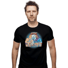 Load image into Gallery viewer, Shirts Fitted Shirts, Mens / Small / Black Eternia Fighter