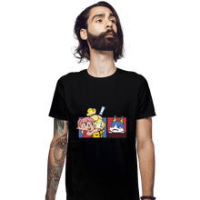 Load image into Gallery viewer, Shirts Fitted Shirts, Mens / Small / Black Meme Crossing