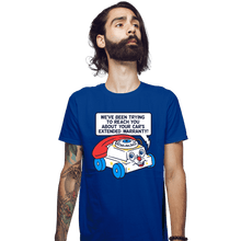 Load image into Gallery viewer, Daily_Deal_Shirts Fitted Shirts, Mens / Small / Royal Blue Ring Ring