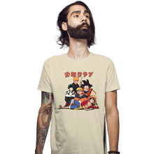 Load image into Gallery viewer, Shirts Fitted Shirts, Mens / Small / Sand The Shonen Club