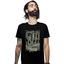 Load image into Gallery viewer, Shirts Fitted Shirts, Mens / Small / Black The Pet From Beyond