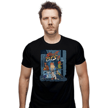 Load image into Gallery viewer, Shirts Fitted Shirts, Mens / Small / Black Street Cats II