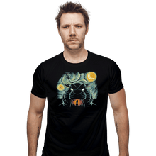 Load image into Gallery viewer, Shirts Fitted Shirts, Mens / Small / Black Starry Cave