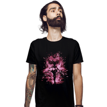 Load image into Gallery viewer, Shirts Fitted Shirts, Mens / Small / Black Chibi Moon Storm