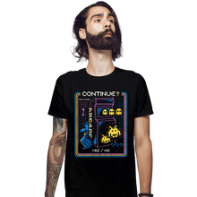 Load image into Gallery viewer, Shirts Fitted Shirts, Mens / Small / Black Retro Arcade