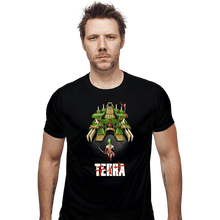 Load image into Gallery viewer, Daily_Deal_Shirts Fitted Shirts, Mens / Small / Black Terra