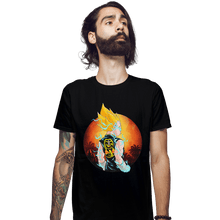 Load image into Gallery viewer, Shirts Fitted Shirts, Mens / Small / Black Fighter Kid