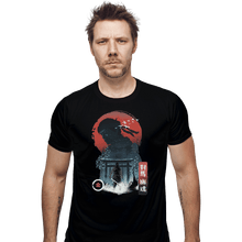 Load image into Gallery viewer, Shirts Fitted Shirts, Mens / Small / Black Samurai Warrior