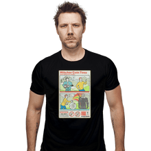 Load image into Gallery viewer, Shirts Fitted Shirts, Mens / Small / Black Witcher Coin Toss