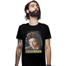 Load image into Gallery viewer, Shirts Fitted Shirts, Mens / Small / Black Cheeseburger