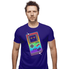 Load image into Gallery viewer, Shirts Fitted Shirts, Mens / Small / Violet Gaymer Player II