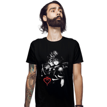 Load image into Gallery viewer, Shirts Fitted Shirts, Mens / Small / Black Sora Ink