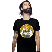 Load image into Gallery viewer, Shirts Fitted Shirts, Mens / Small / Black Dude, I'm Not Zelda