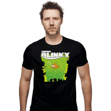 Load image into Gallery viewer, Shirts Fitted Shirts, Mens / Small / Black Finding Blinky