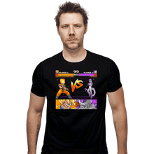 Load image into Gallery viewer, Shirts Fitted Shirts, Mens / Small / Black Goku VS Frieza
