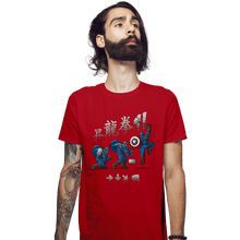 Load image into Gallery viewer, Secret_Shirts Fitted Shirts, Mens / Small / Red Captain Shoryuken!