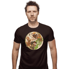 Load image into Gallery viewer, Shirts Fitted Shirts, Mens / Small / Dark Chocolate Zord Dynasty