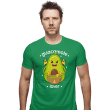 Load image into Gallery viewer, Shirts Fitted Shirts, Mens / Small / Irish Green Guacamole Lover