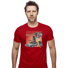 Load image into Gallery viewer, Shirts Fitted Shirts, Mens / Small / Red Marty McPrime