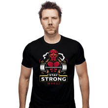 Load image into Gallery viewer, Shirts Fitted Shirts, Mens / Small / Black B.P.R.D. Fitness