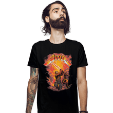 Load image into Gallery viewer, Shirts Fitted Shirts, Mens / Small / Black Rip The Lightning