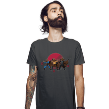 Load image into Gallery viewer, Daily_Deal_Shirts Fitted Shirts, Mens / Small / Charcoal Straw Hats, Magic, And Kung Fu