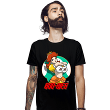 Load image into Gallery viewer, Shirts Fitted Shirts, Mens / Small / Black Daisy Boo-Bies