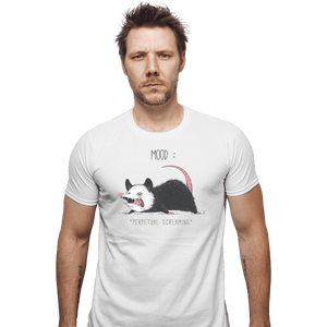 Shirts Fitted Shirts, Mens / Small / White Mood Possum